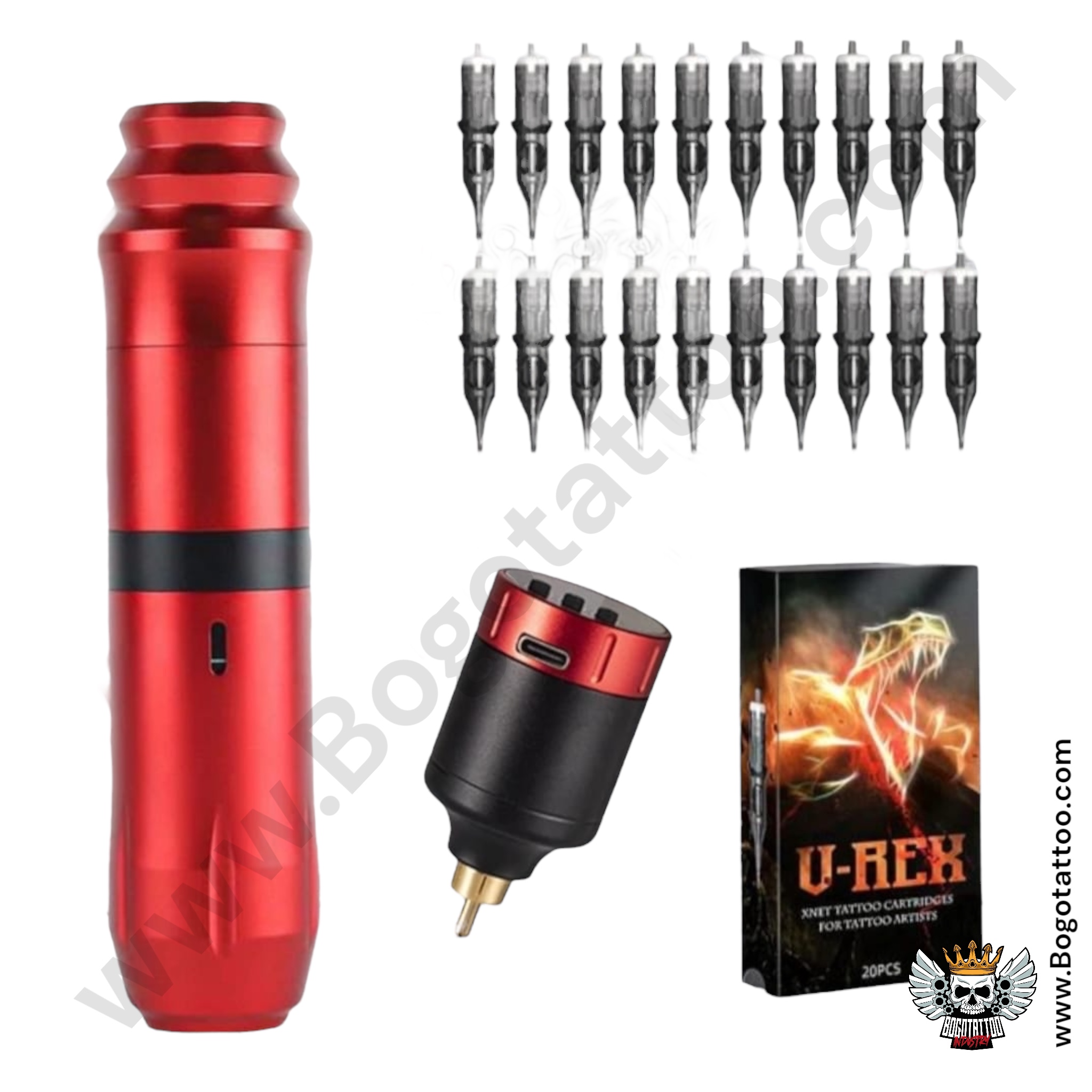Kit Maquina Tattoo Tipo Pen Xnet